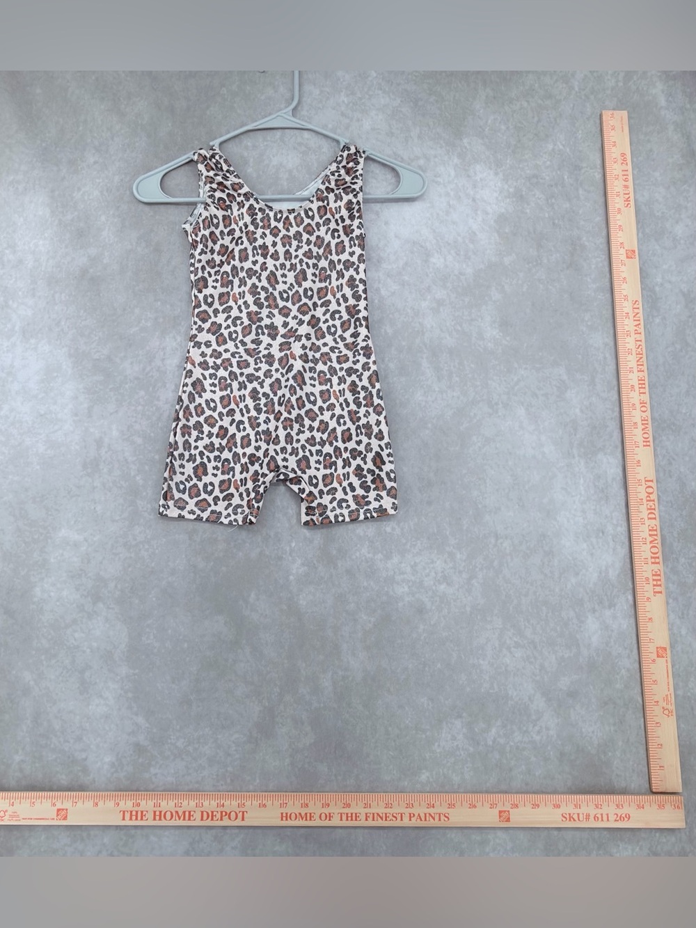 Leopard Print Girls leotard dance small